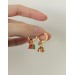 Satisfactory New Chinese style Earrings Dripped with Oil, Koi Chinese Style Earrings, Small and High end, Versatile Chinese Style Earrings for Women