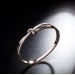 Full diamond bow bracelet female titanium steel classic rose gold open high-grade bracelet jewelry 