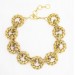 European and American style coarse gold ripple chain retro men's and women's necklaces spot exaggerated atmosphere