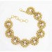 European and American style coarse gold ripple chain retro men's and women's necklaces spot exaggerated atmosphere