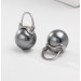 Classic pearl earrings advanced sense simple and delicate Qingdao earrings light luxury retro everything matching temperament earrings female