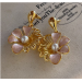 Premium Pink Enamel Glazed Flower Earrings 18K Gold Plated Retro Small Fragrant Wind Earrings