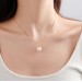 Crown pearl necklace Spring and summer light luxury simple fashion necklace women all high-grade exquisite sense of zircon clavicle chain