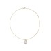 Crown pearl necklace Spring and summer light luxury simple fashion necklace women all high-grade exquisite sense of zircon clavicle chain