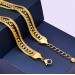 Wide bracelet Flat snake naked chain triple layer titanium steel bracelet for girls gift