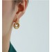 Bosimi Asia-Europe United States ring temperament with network red fashion trendy earrings stud